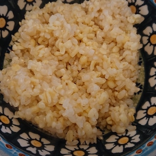 ブルグルと玄米の合わせ炊き